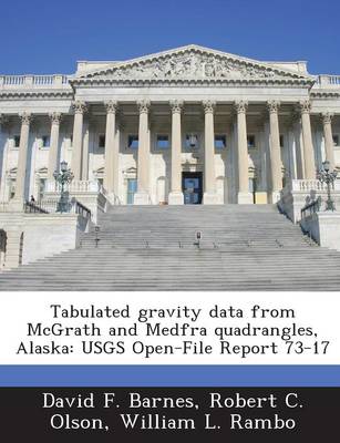 Book cover for Tabulated Gravity Data from McGrath and Medfra Quadrangles, Alaska