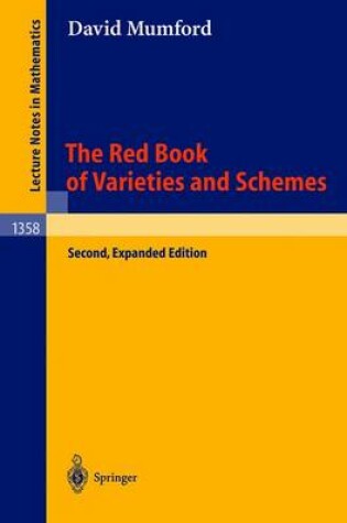 Cover of The Red Book of Varieties and Schemes