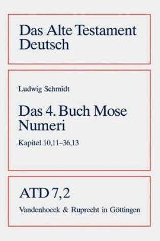 Cover of Das Vierte Buch Mose