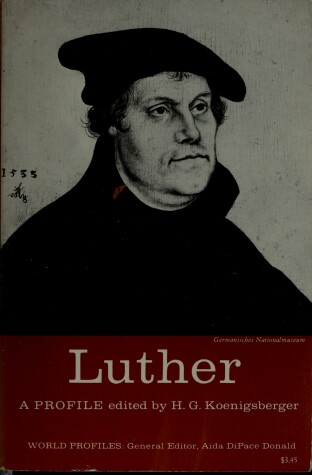 Book cover for Luther; A Profile