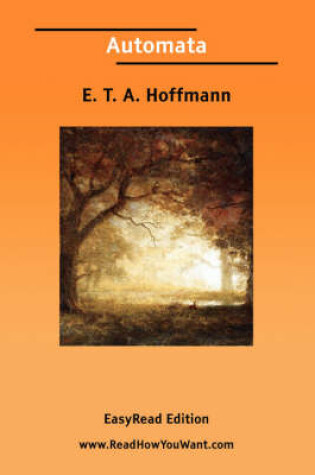 Cover of Automata [Easyread Edition]