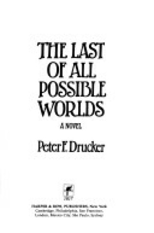 Cover of The Last of All Possible Worlds