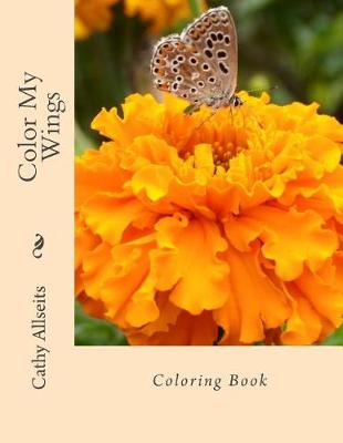 Book cover for Color My Wings Coloring book