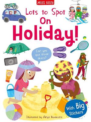 Book cover for Lots to Spot Sticker Book: On Holiday!