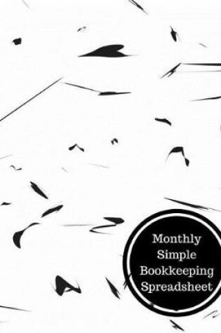 Cover of Monthly Simple Bookkeeping Spreadsheet