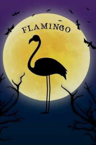 Cover of Flamingo Notebook Halloween Journal