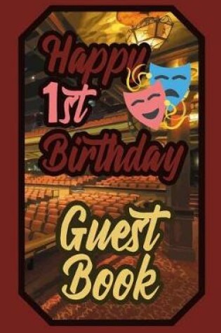 Cover of Happy 1st Birthday Guest Book