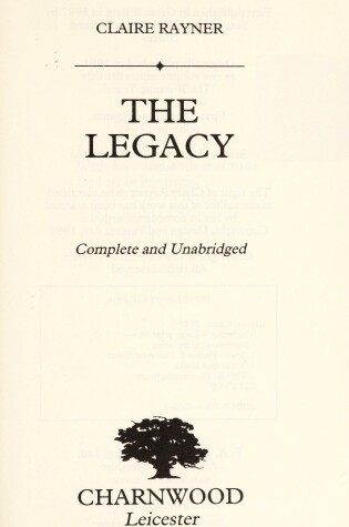 Cover of The Legacy