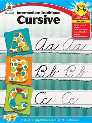 Book cover for Intermediate Traditional Cursive, Grades 2 - 5