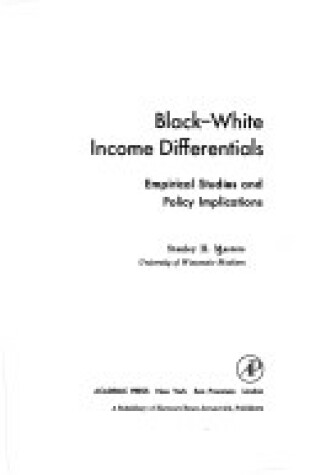 Cover of Black-White Income Differentials