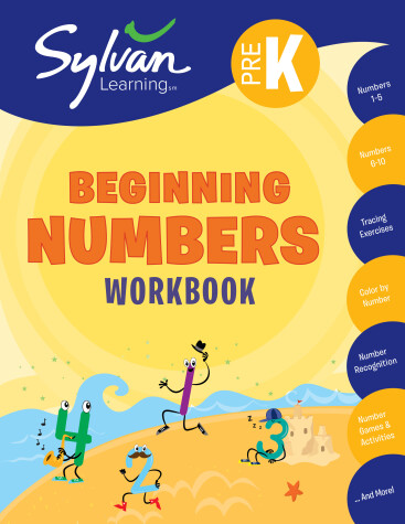 Cover of Pre-K Beginning Numbers Workbook