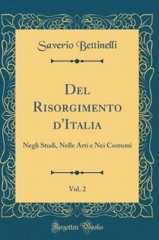 Cover of del Risorgimento d'Italia, Vol. 2