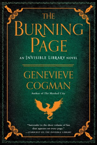 Book cover for The Burning Page