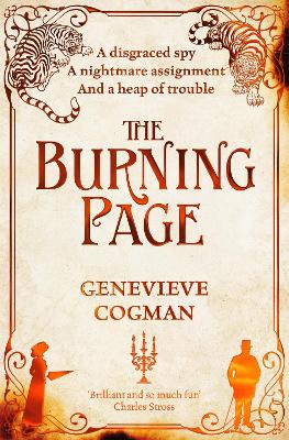 Book cover for The Burning Page