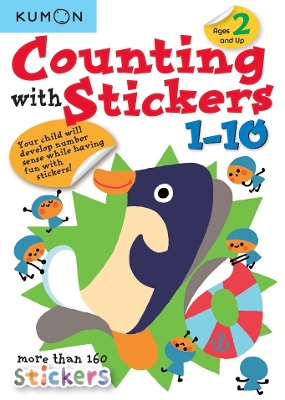 Book cover for Counting with Stickers 1-10