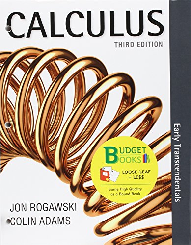 Book cover for Loose-Leaf Version for Calculus: Early Transcendentals Combo 3e & Webassign for Calculus: Early Transcendentals 3e (Life of Edition)