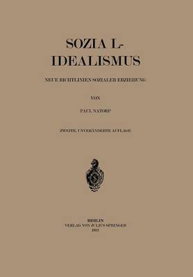 Book cover for Sozial-Idealismus