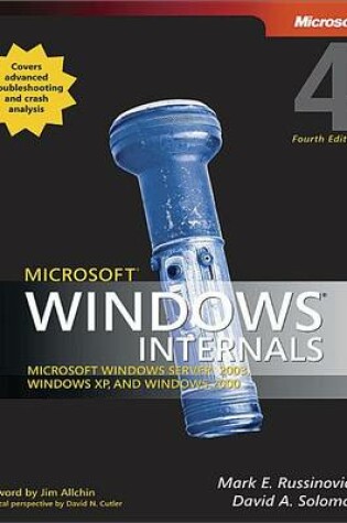 Cover of Microsoft(r) Windows(r) Internals: Microsoft Windows Server 2003, Windows XP, and Windows 2000