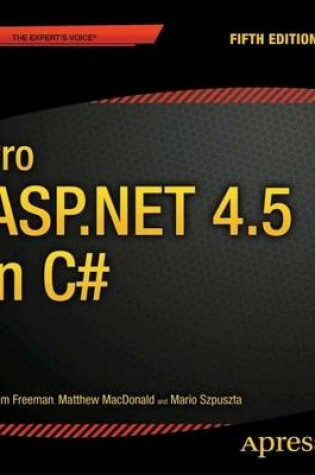 Cover of Pro ASP.NET 4.5 in C#