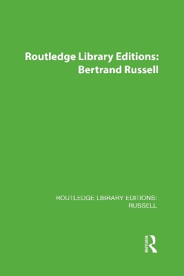 Cover of Routledge Library Editions: Russell