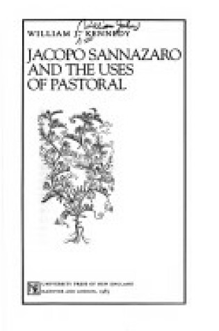 Cover of Jacopo Sannazaro and the Uses of Pastoral