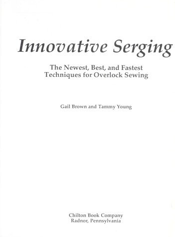 Book cover for Innovative Serging