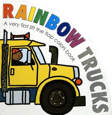 Book cover for Rainbow Trucks - A Very First Pop-Up Book