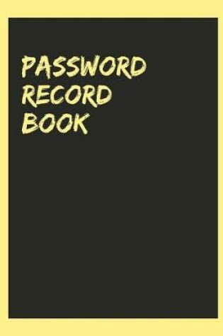 Cover of Password Record Book