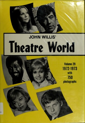 Book cover for Theatre World 1972-1973 Vol 29