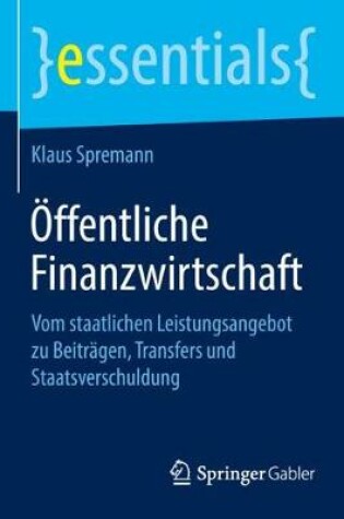 Cover of Öffentliche Finanzwirtschaft