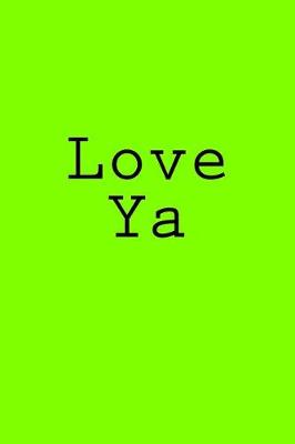 Book cover for Love Ya