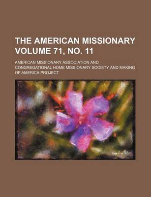 Book cover for The American Missionary Volume 71, No. 11