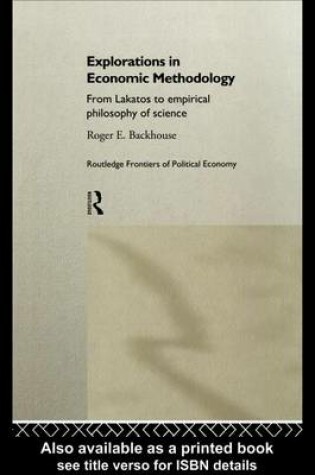 Cover of Explorations in Economic Methodology