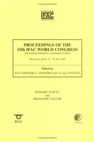 Cover of Proceedings of the 15th IFAC World Congress, Plenary, Survey and Milestone Volume