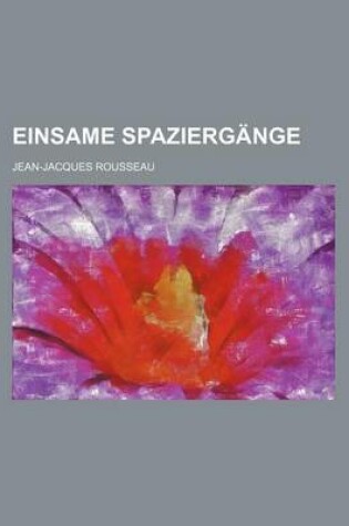 Cover of Einsame Spazierg Nge