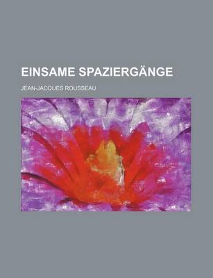 Book cover for Einsame Spazierg Nge