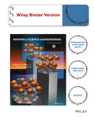 Book cover for Materials Science and Engineering an Introduction Binder Ready Version + Wileyplus Registration Card