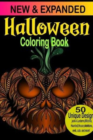 Cover of Halloween Coloring Book For Adult