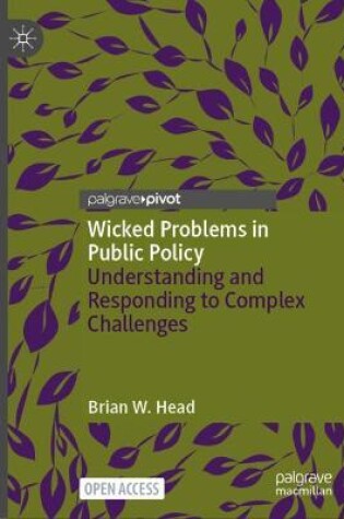 Cover of Wicked Problems in Public Policy