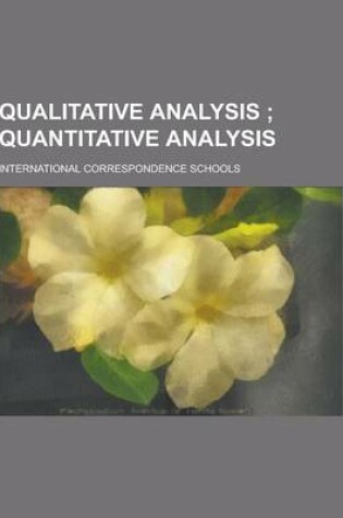 Cover of Qualitative Analysis