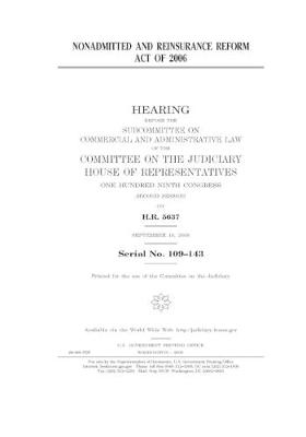 Book cover for Nonadmitted and Reinsurance Reform Act of 2006