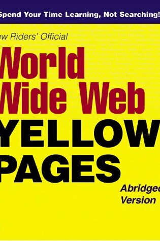 Cover of Nr Official WWW Yellow Pages