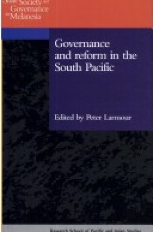 Cover of Governance and Reform in the South Pacific