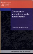 Book cover for Governance and Reform in the South Pacific