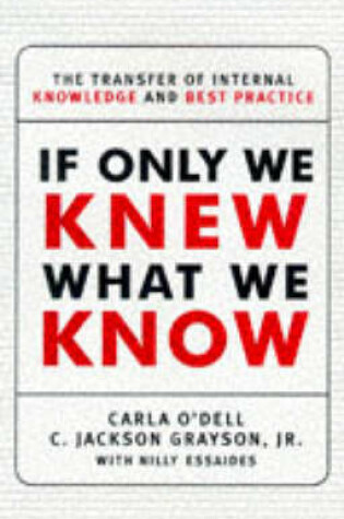 Cover of If Only We Knew What We Know Now