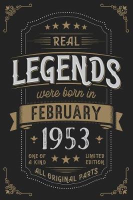 Book cover for Real Legendes were born in February 1953