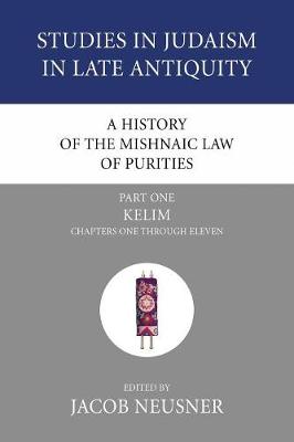 Cover of A History of the Mishnaic Law of Purities, Part 1