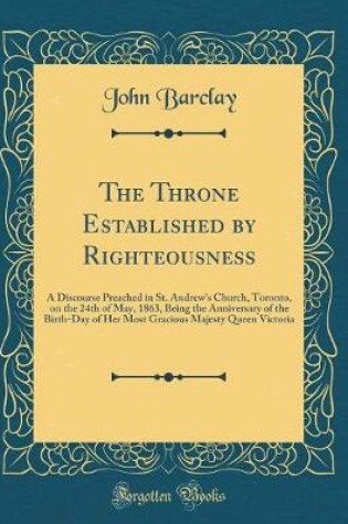 Cover of The Throne Established by Righteousness