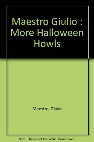 Book cover for Maestro Giulio : More Halloween Howls