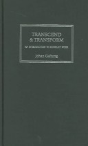 Book cover for Transcend and Transform